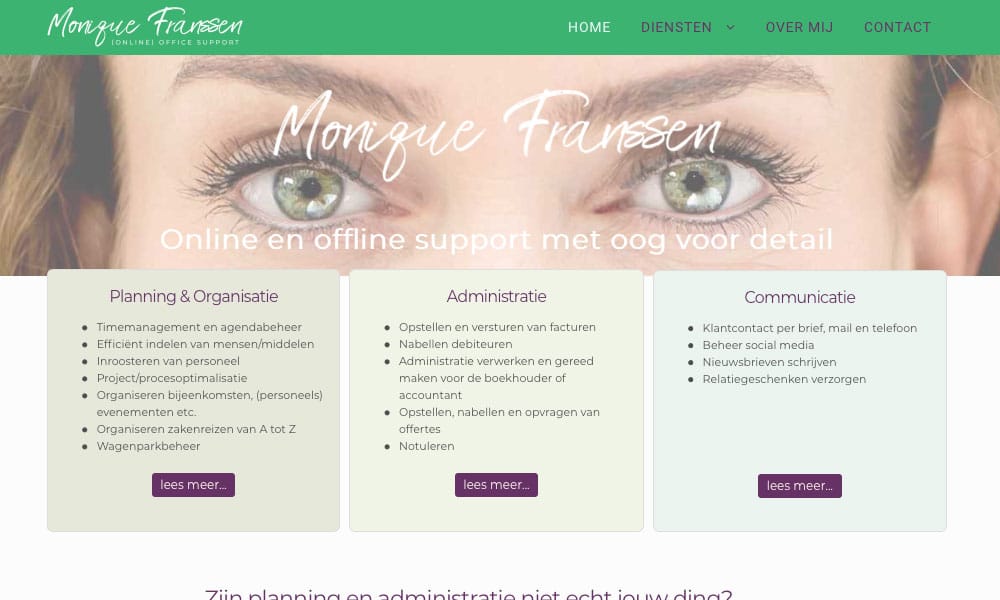 Website Monique Franssen